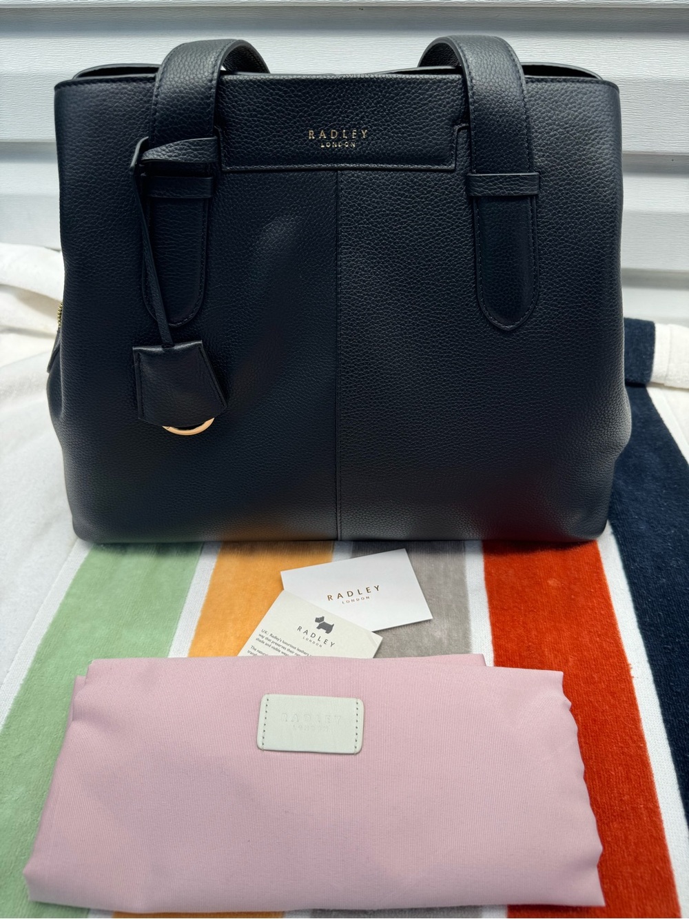 RADLEY LONDON Piccardy Hill Shoulder Bag with Pink Dust Bag